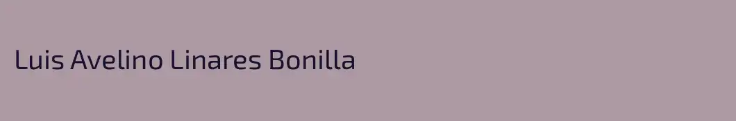 Luis Avelino Linares Bonilla